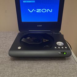 Coby V-zon portable DVD. Like new in great condition  7”