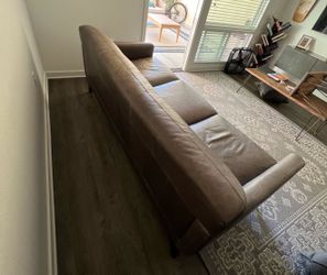 Leather couch