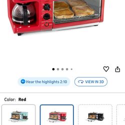 3 In 1 Oven , Coffee Maker , Griddle 