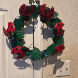 Cristhmas Lady Bug Decoration For You Door 