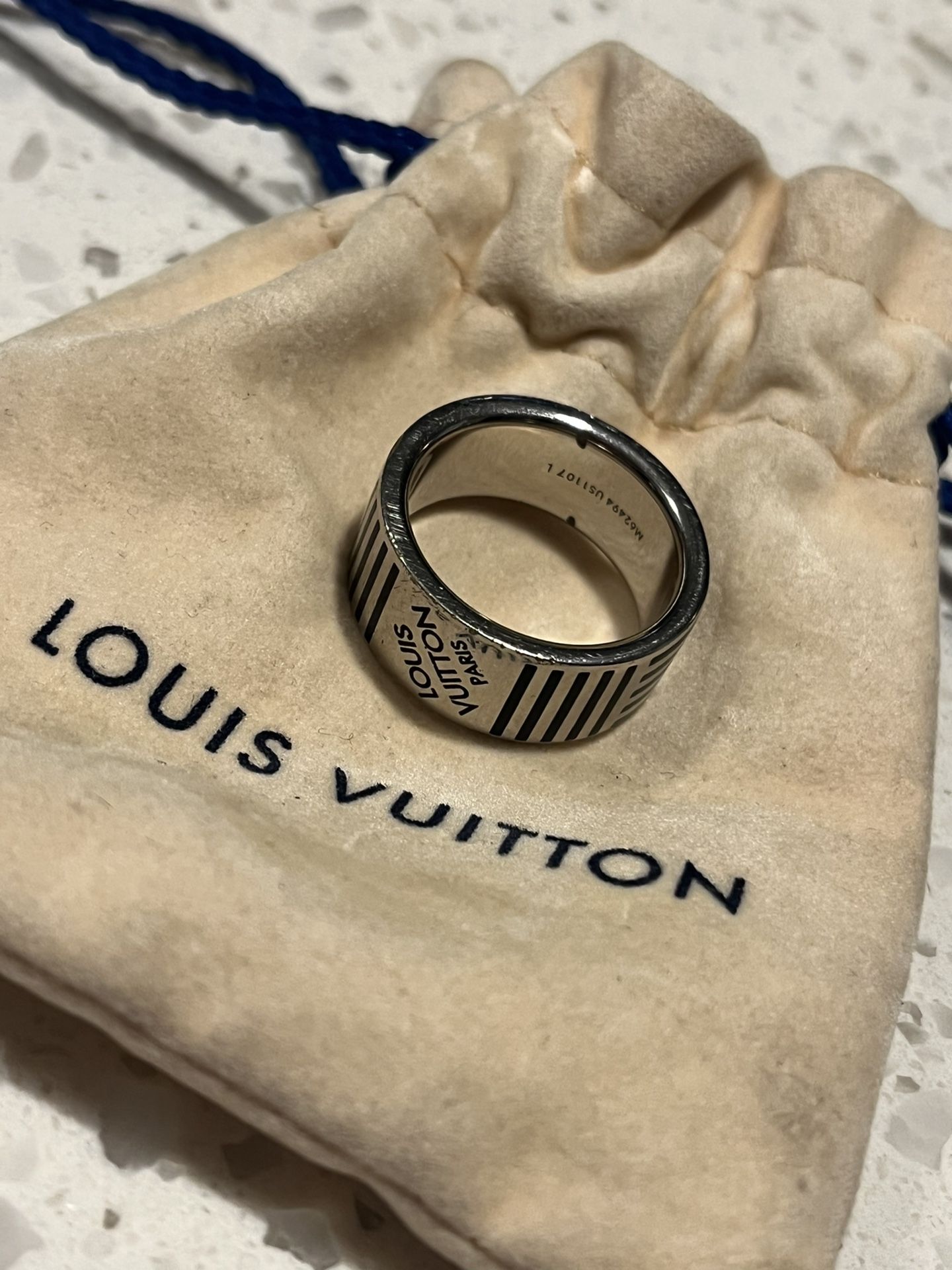 Louis Vuitton Damier Black Ring