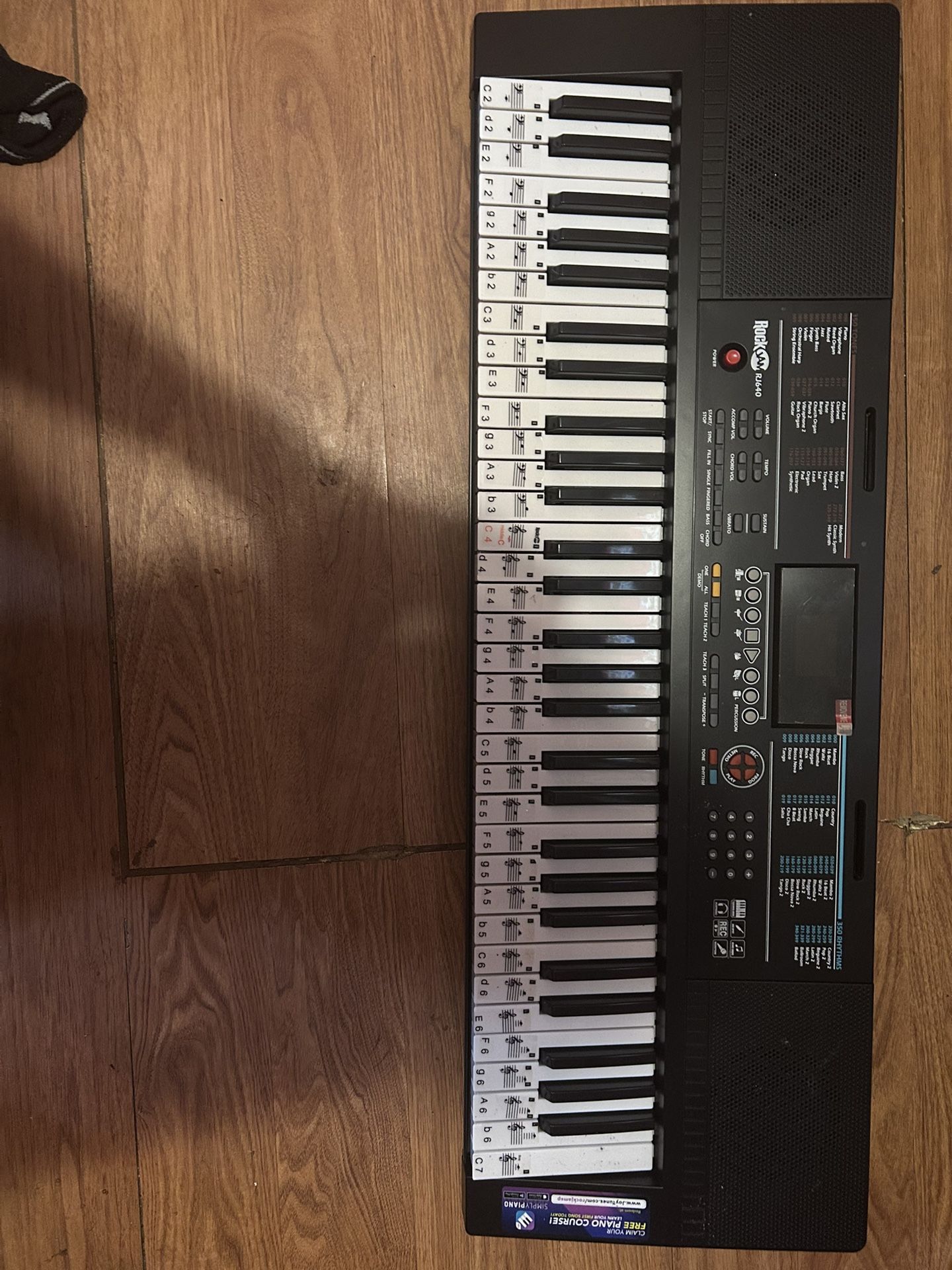 Electronic Musical Keyboard 