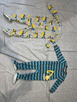 2 pieces - Baby Footed Sleeper Onesie - Toddler - 2T 