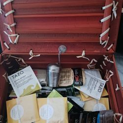Nice Larg Wood Box Set Organic Herbal Teas Around World Set 9 Firm Look My Post Alot Item