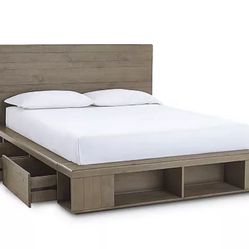 Solid Wood King Size Bed Frame 