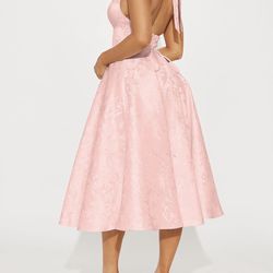 Ellington  Midi Dress -pink