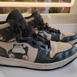 Sleeping Snorlax High Tops