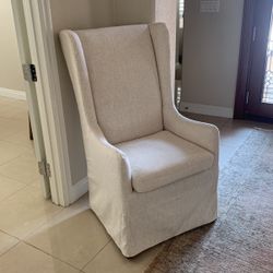 Rh Dupe Slipcover Chair 
