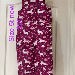 Snow Bib New Size 4t Unicorns 🦄 Pink 