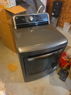 LG Front-Load Dryer Graphite Steel