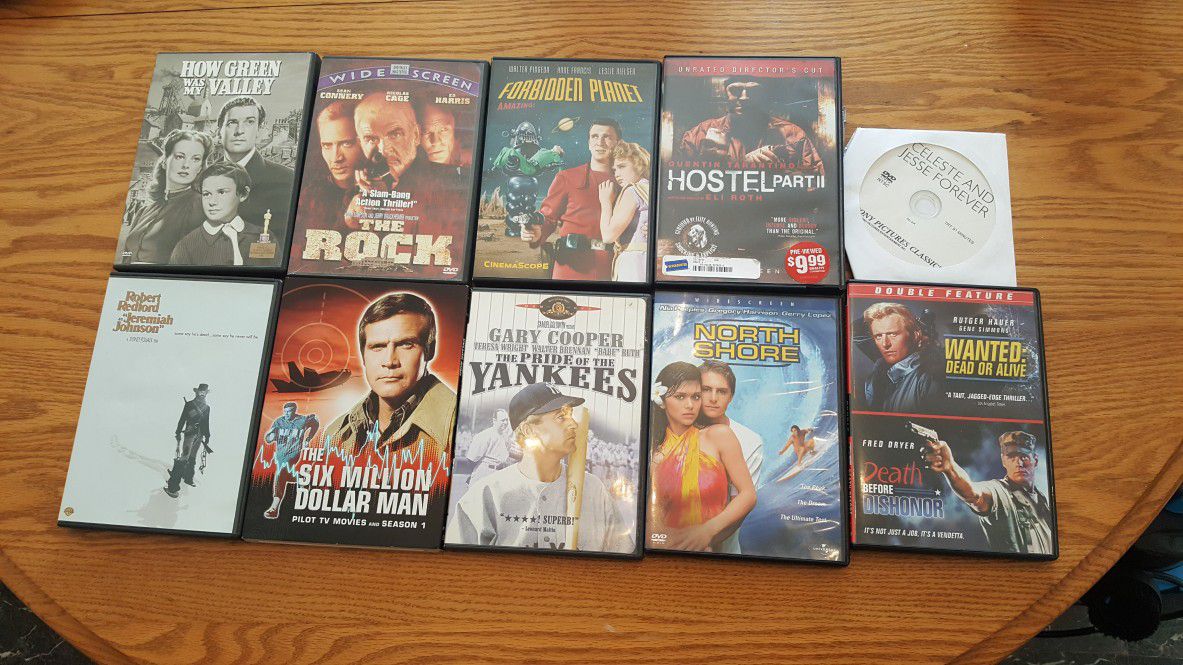 Collection of 64 DVDs