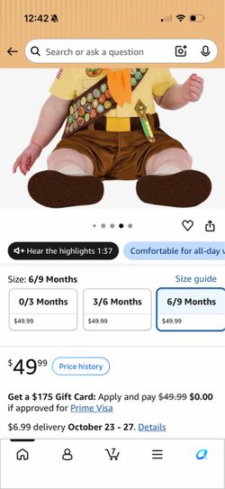 Up Baby Costume