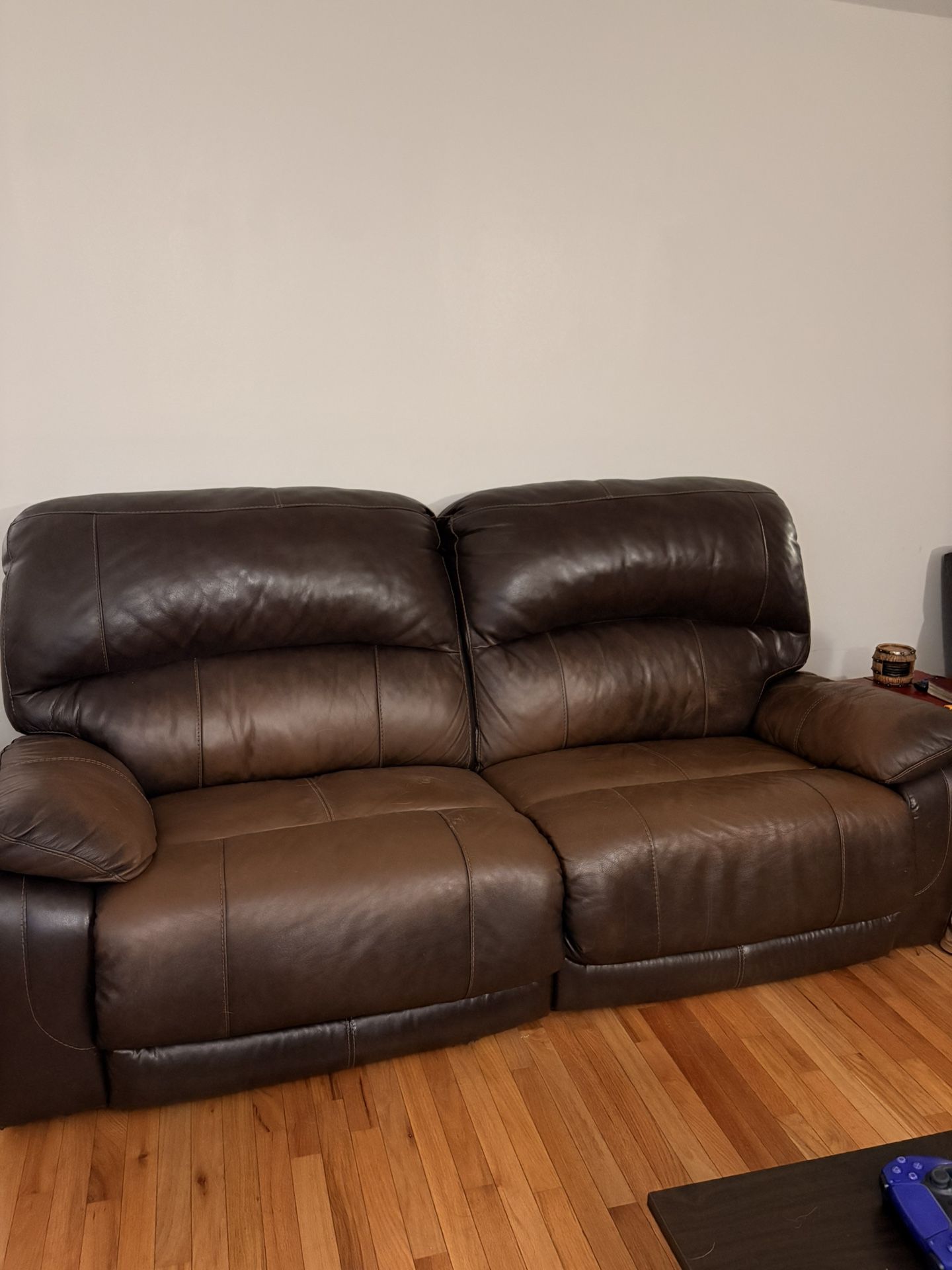 Leather Electric Reclining Couch