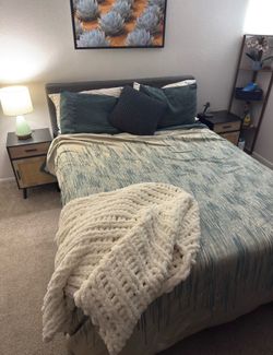 bed frame and mattress
