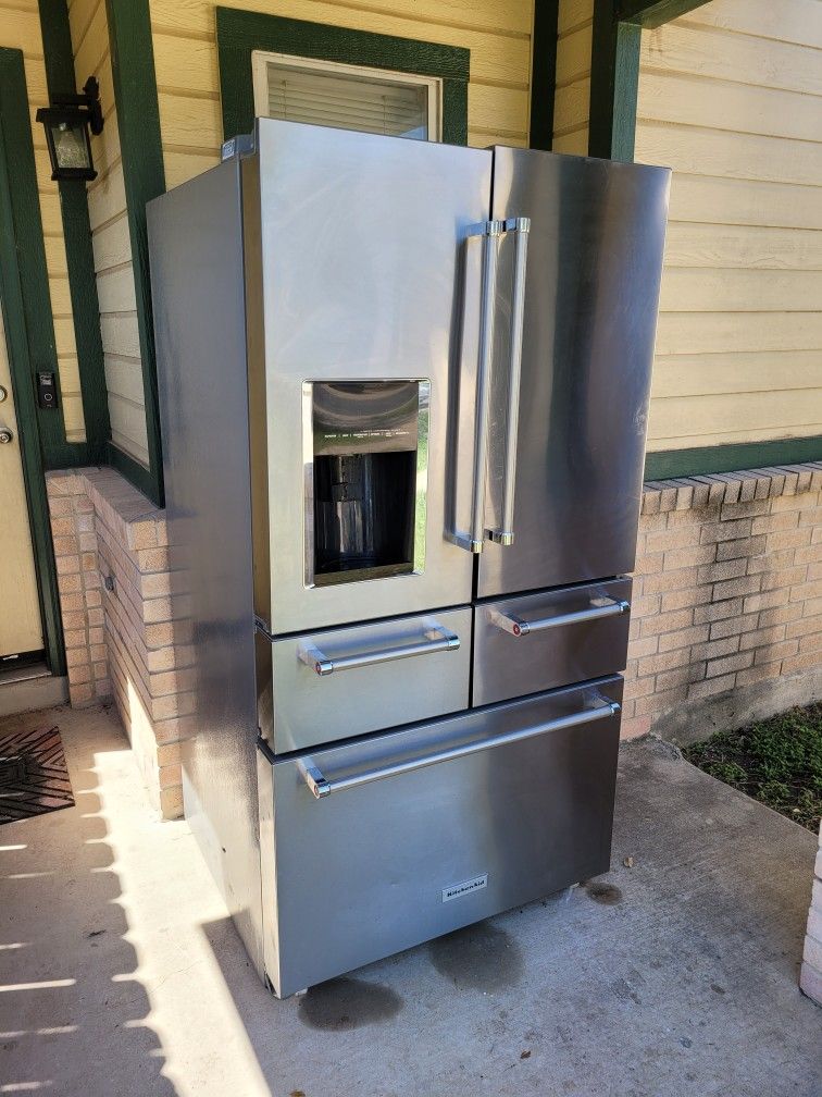 kitchenaid refrigerator krmf706ess01