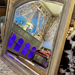 Arched beveled mirror brand new in box