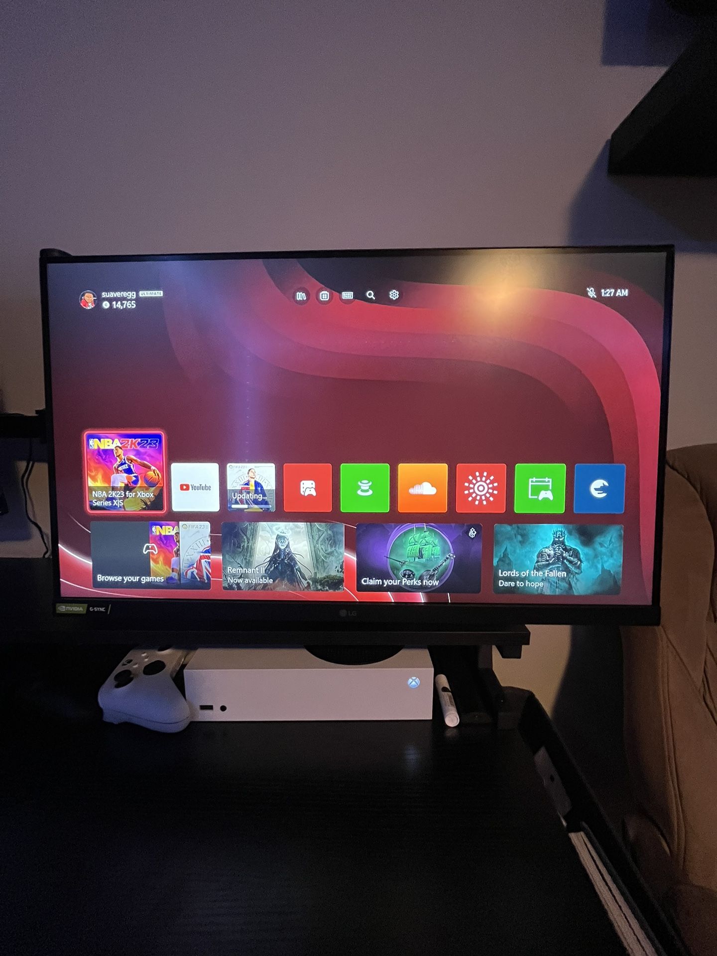 LG 27GL650F-B 27 Inch Full HD Ultragear G-Sync Compatible Gaming Monitor with 144Hz Refresh Rate and HDR 10 - Black