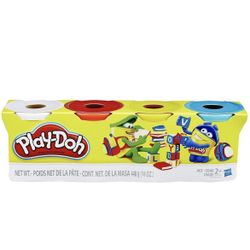 Play-Doh B6508 4 Pack Classic Colors, 16 oz, Small