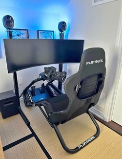 Complete Sim Racing Setup – Playseat Cockpit + MOZA Racing + Ultrawide Monitor