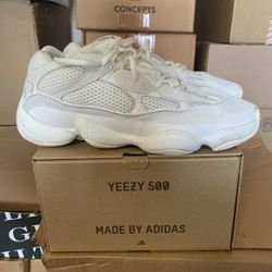 Men's Adidas Yeezy 500 Bone White Shoes Size 10.5