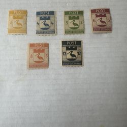 Germany Stadt Storkow Set Of 6 Stamps 