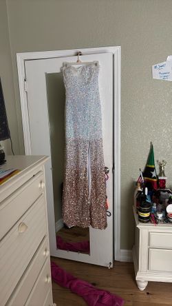Sequin Prom Dress Size 8