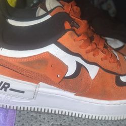 Nike Size 9 Orange Black Men’s Or Woman 