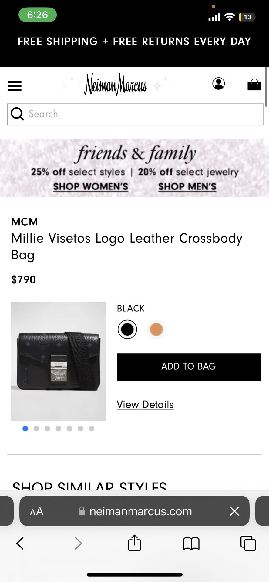 AUTHENTIC MCM BAG
