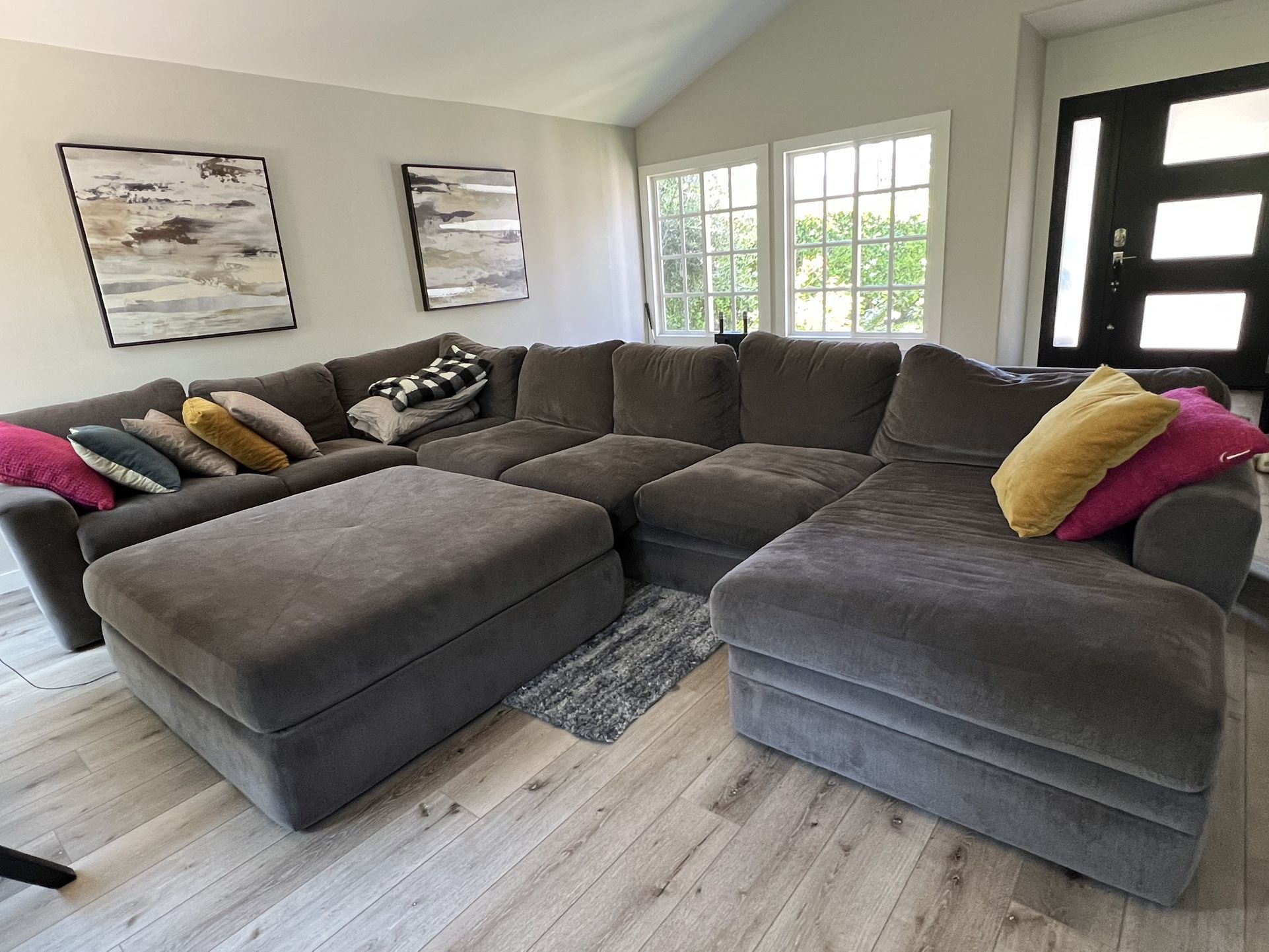 Sectional With Ottoman