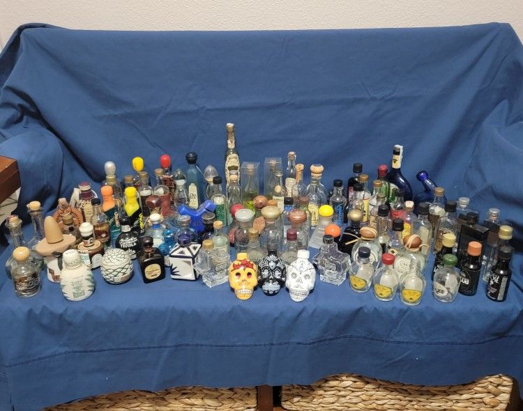 Mini Tequila Bottles - EMPTY