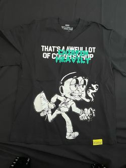 That's A Awful Lot Of Cough Syrup Black Tee - Chiefin Heavily Character