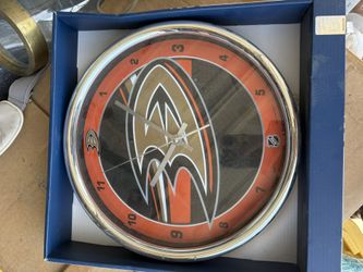 Anaheim Ducks Clock