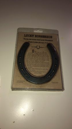 Vintage 1988 Blue Star Collectible Cast Iron Horse Shoe