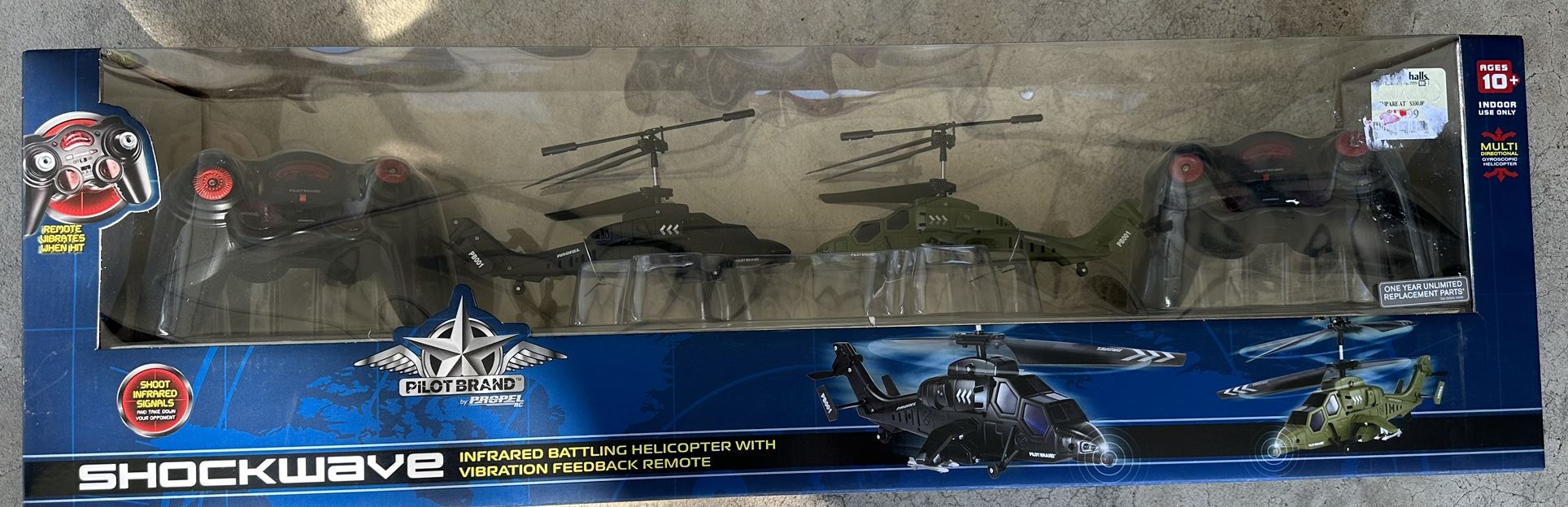 Pilot Brand By Propel Shockwave Infrared Battling Helicopter with Vibration Feedback Remote