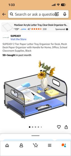 PAPER TRAY, Two Tier, Brand New