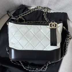 Chanel Gabrielle White Small Hobo Bag