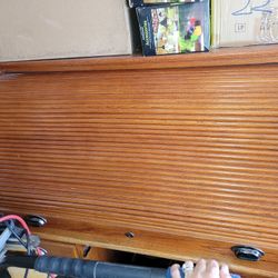 Solid Wood Roll Top Desk $100