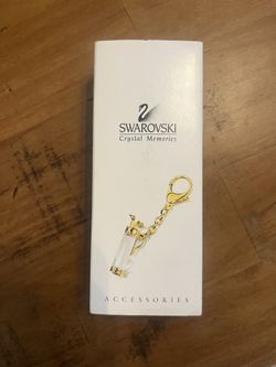 Vintage Swarovski ‘Crystal Memories’ Golf Bag Charm/Keychain