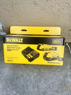Dewalt 20v New Battery kit with 5AH  and 2ah battery and Charger ( 100$ Firm )