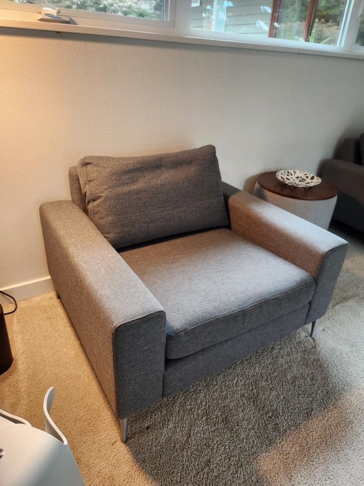 Gray Lounge NOVA Armchair by Article