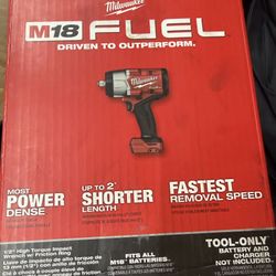 Brand New Milwaukee Fuel 1/2 Impact 