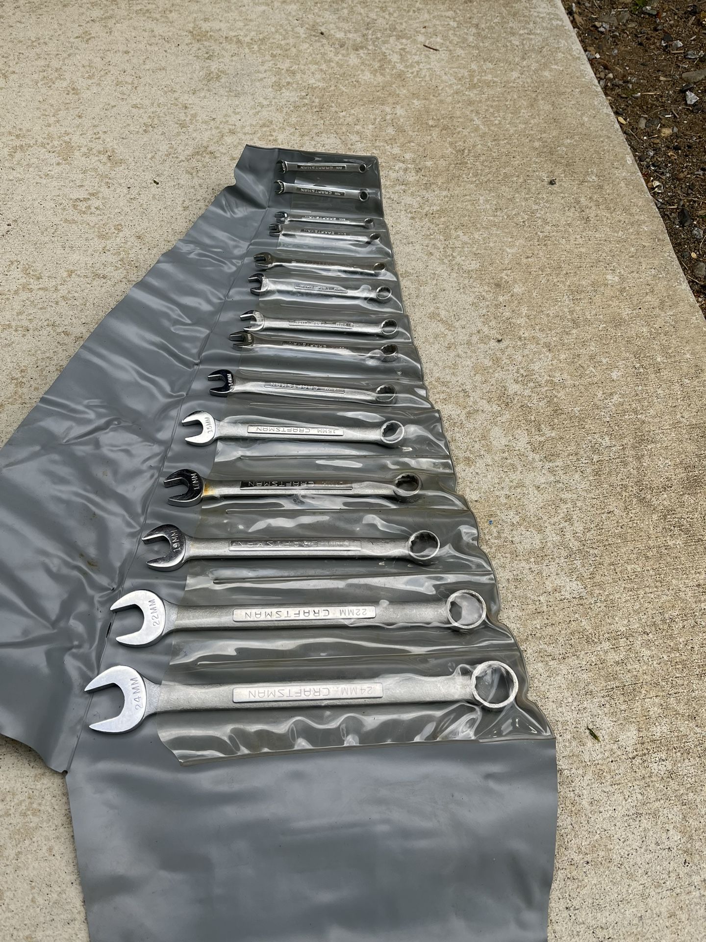 Craftsman Metric Wrench Set 14 Piece 6 To 24mm No16-18-or 20-21or 23