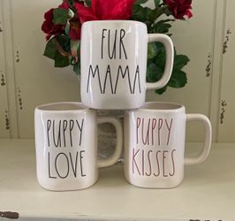 Rae Dunn FUR MAMA MUGS 5️⃣ each