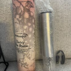 Power wine opener, and rack