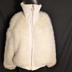 Limited Too Girls Faux Fur Jacket, XLarge (16/18)