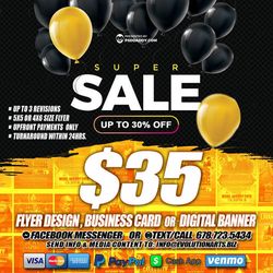 Graphics: Flyers, Logos, Business Cards