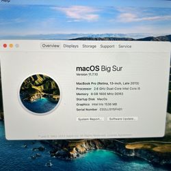 2013 MacBook Pro Retina 13”