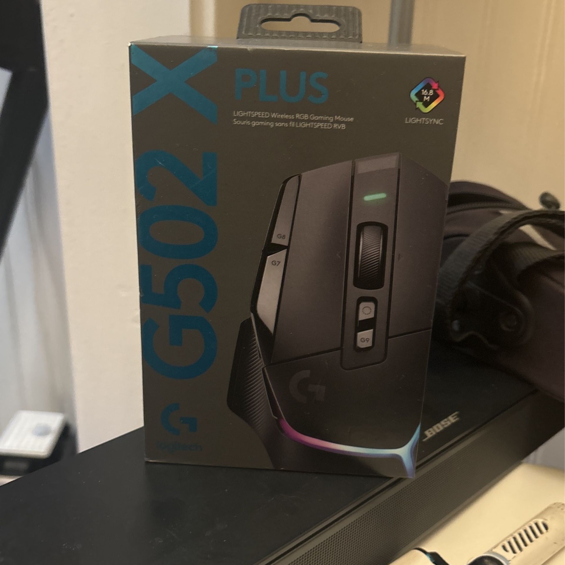 Logitech G502 X Plus Wireless Gaming Mouse - Black
