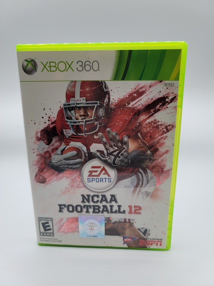 NCAA Football 2010 & 2012 XBOX 360