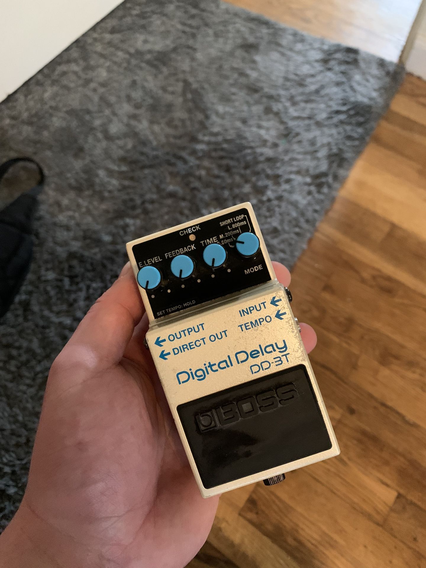Boss DD-3T Delay Pedal